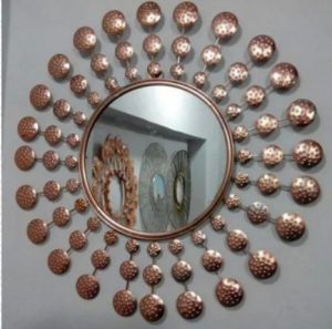 Iron Decorative Wall Mounted Hanging Mirror