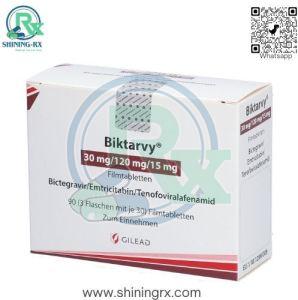 Bictegravir 30mg Emtricitabine 120mg and Tenofovir Alafenamide 15mg Tablet