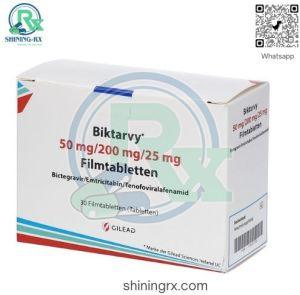 Bictegravir 50mg Emtricitabine 200mg and Tenofovir Alafenamide 25mg Tablet