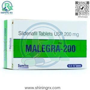 Malegra 200 Sildenafil Tablets