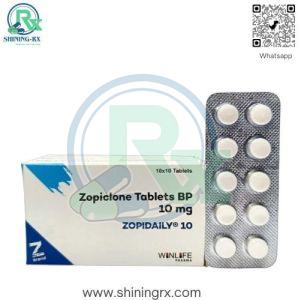 Zopidaily Zopiclone 10mg Tablets