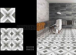 Geometric Pattern Porcelain Floor Tile