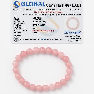 Natural Rose Quartz Bracelet