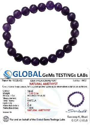 Natural Amethyst Bracelet