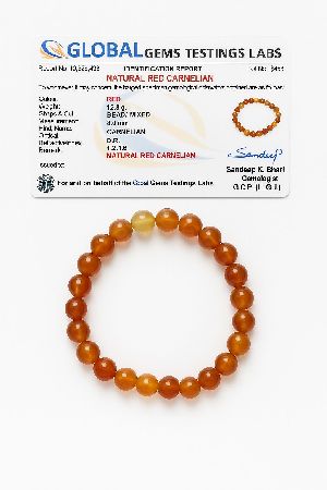 Natural Red Carnelian Bracelet