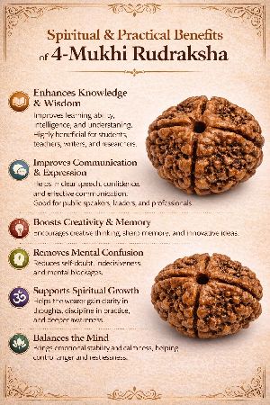4 Mukhi Rudraksha