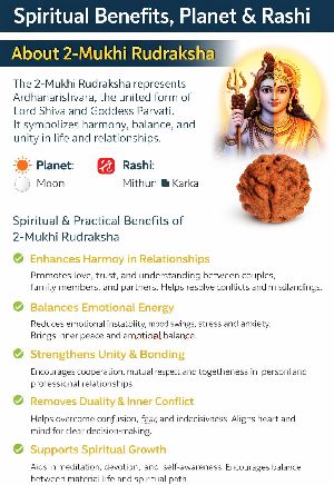 2 Mukhi Rudraksha