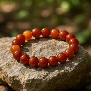 Natural Red Carnelian Bracelet