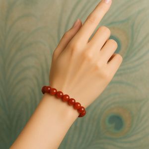 Natural Red Carnelian Bracelet
