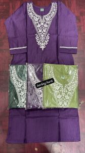 Ladies Embroidered Designer Straight Kurti