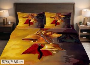 Sacred Temple Bell Harmony Bedsheet Set