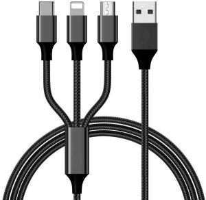 3 in1 Braided Charging Cable