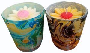 3 Inch Flower Aroma Candle