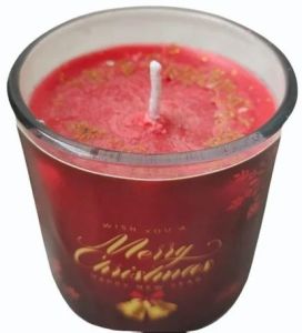 Christmas Glass Scented Candle