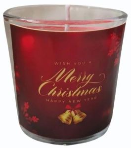 Christmas Glass Scented Candle