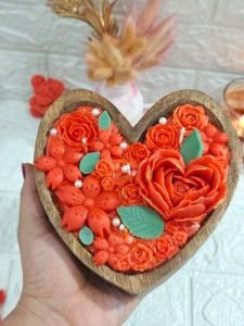 Crimson Heart Wooden Soy Candle
