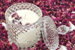 Crystal Glass Jar Candle