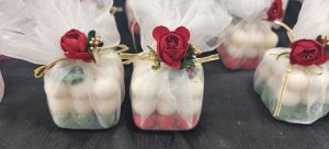Elegant Bubble Cube Soy Gift Candle
