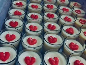Heart Glow Soy Jar Candle