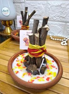 Holika Dahan Decorative Soy Candle