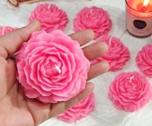 Peony Flower Soy Candle