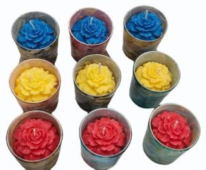 3 Inch Flower Aroma Candle