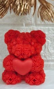 Rose Teddy Soy Candle