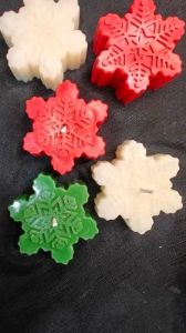 Snowflake Christmas Soy Candle
