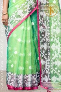 Luxury Pure Muslin Silk Artisan Handloom Saree