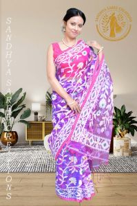 Premium Pure Dhakai Jamdani Muslin Party Wear Saree