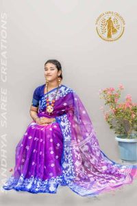 Elegant Pure Silk Muslin Weaving Designer Saree