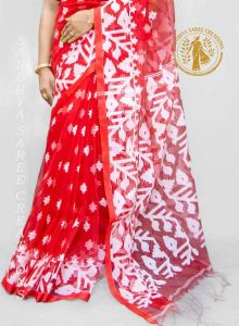 Premium Soft Silk Muslin Handloom Wedding Saree