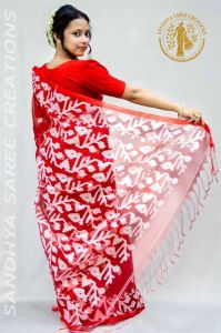 Premium Soft Silk Muslin Handloom Wedding Saree