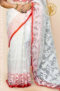 Exclusive Pure Silk Muslin Heritage Handloom Saree