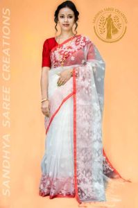 Exclusive Pure Silk Muslin Heritage Handloom Saree