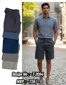 Breathable Cotton Knit Bermuda Short