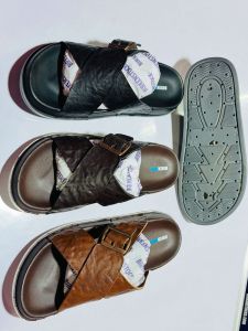Mens Leather Slipper
