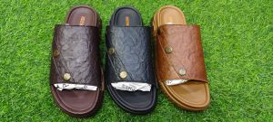 Mens Leather Slipper
