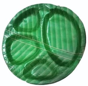 4 Compartment Banana Leaf Plate