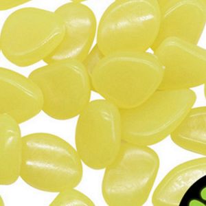 Lemon Yellow Marble Pebbles