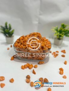 Orange Marble Pebbles