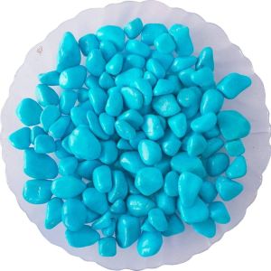 Sky Blue Marble Pebbles