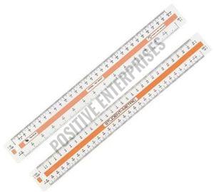 Transparent Plastic Ruler Scale