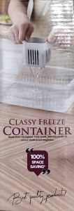 Plastic 6 Grid Fridge Storage Container