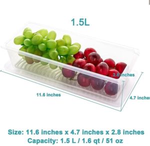 1500ml Plastic Fish Container