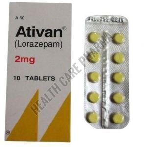 Ativan 2mg Lorazepam Tablet