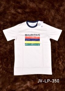 Mens White Round Neck Printed Cotton T-Shirt