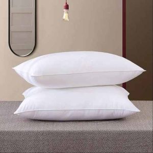 White Microfiber Bed Pillow