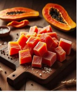 Dehydrated Papaya Cubes