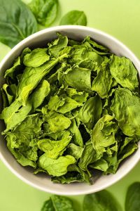 Dehydrated Spinach Leaves